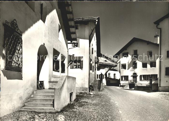 Bever Maloja Alte Buenderhaeuser