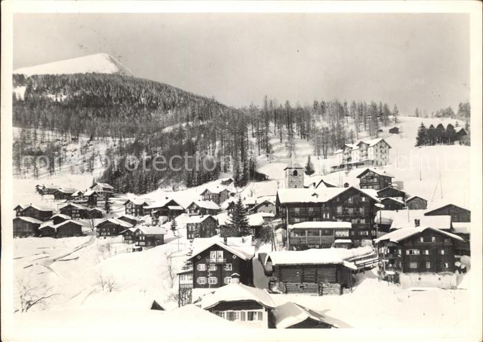 Tschiertschen Ortsansicht mit Kirche