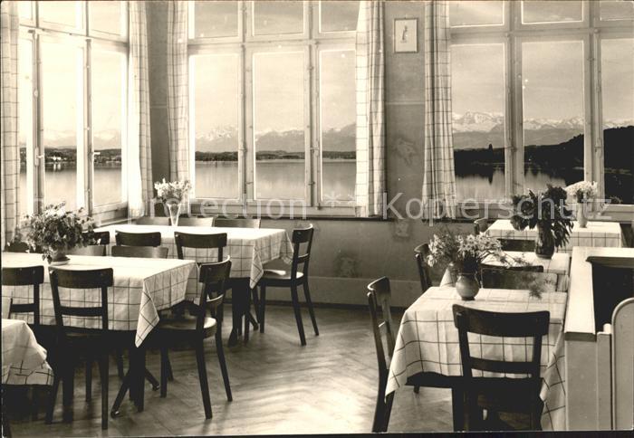 Zuerich Restaurant mit Seeblick