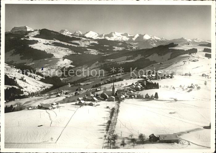 Hemberg SG mit Churfirsten Fliegeraufnahme
