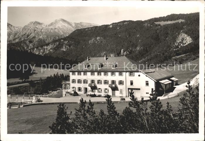 Ofenberg Naziunalpark Hotel Il Fuorn mit Piz Murter