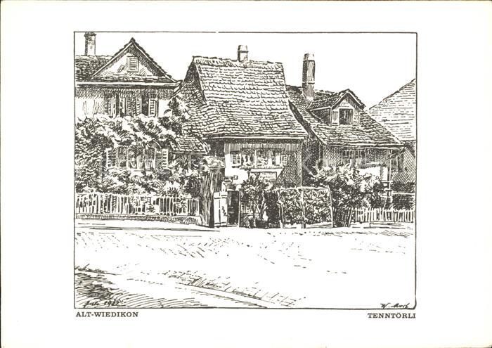 Wiedikon Tenntoerli Zeichnung