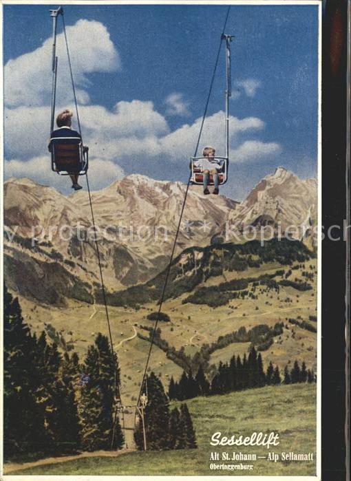 Alt St Johann Sessellift Alp Sellamatt