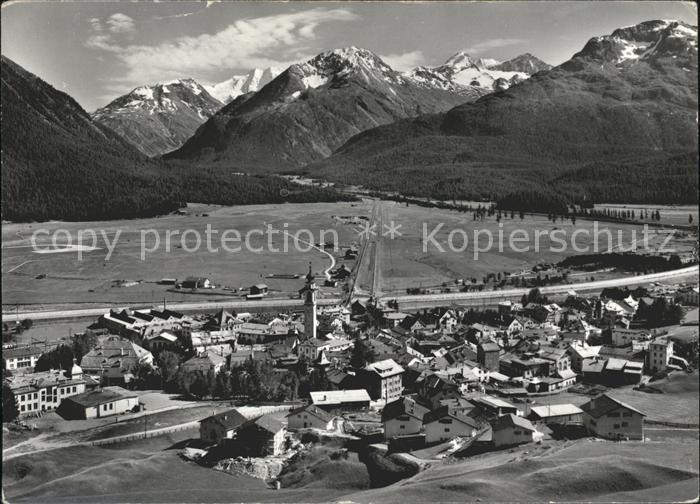 Samedan mit Berninagruppe