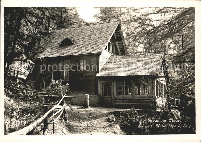 Zernez GR Blockhaus Cluoza Nationalpark