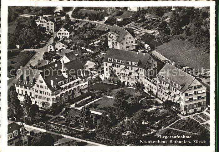 Zuerich Fliegeraufnahme Krankenhaus Bethanien