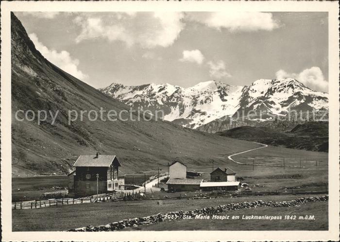Sta Maria Muestair Hospiz am Luckmanierpass