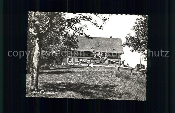 Huetten Horgen ZH Richterswiler Ferienheim Mistlibuehl Kinder