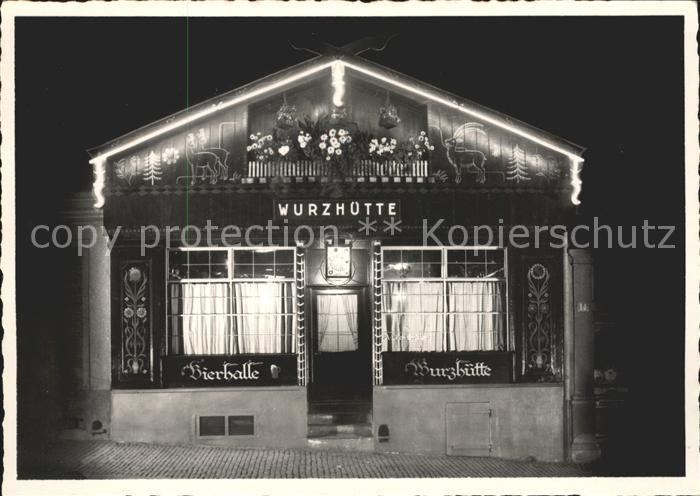 Zuerich Bierhalle Wurzhuette Muehlegasse 16