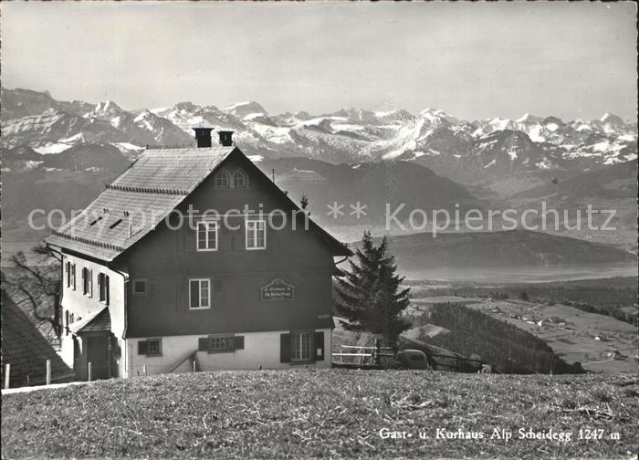 Wald ZH Kurhaus Alp Scheidegg Alpen Schnyder-Steuble