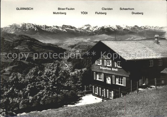 Hoernli Kulm Berghaus Wahrzeichen des Toesstals