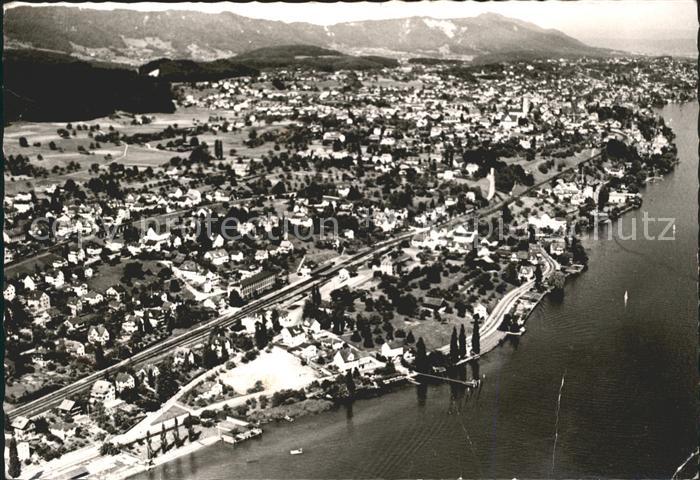 Oberrieden ZH Fliegeraufnahme mit Zuerichsee