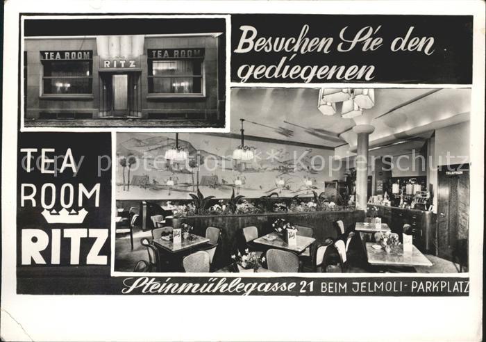 Zuerich Tearoom Ritz Steinmuehlegasse 21