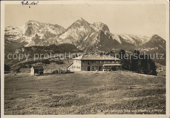 Unterwasser Toggenburg Alp Iltios mit Saentiskette