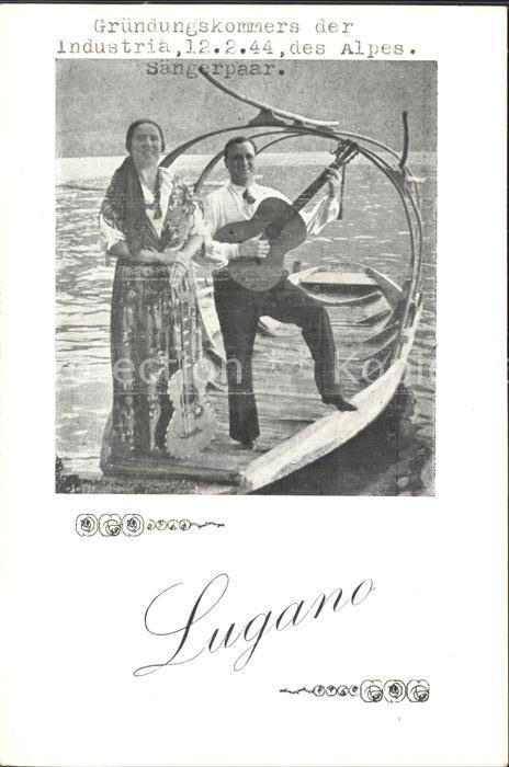 Lugano TI Saengerpaar Gondel