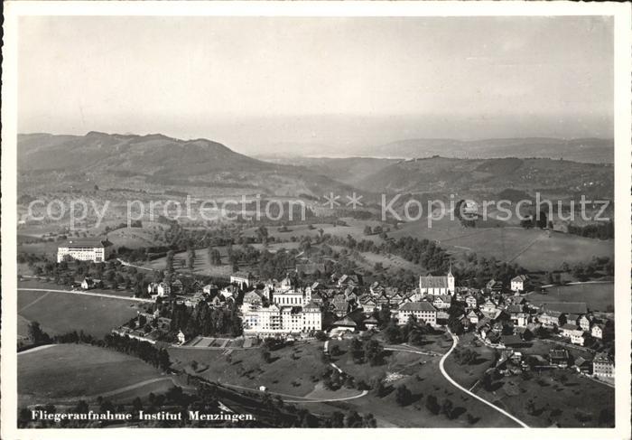 Menzingen Zug Institut Fliegeraufnahme