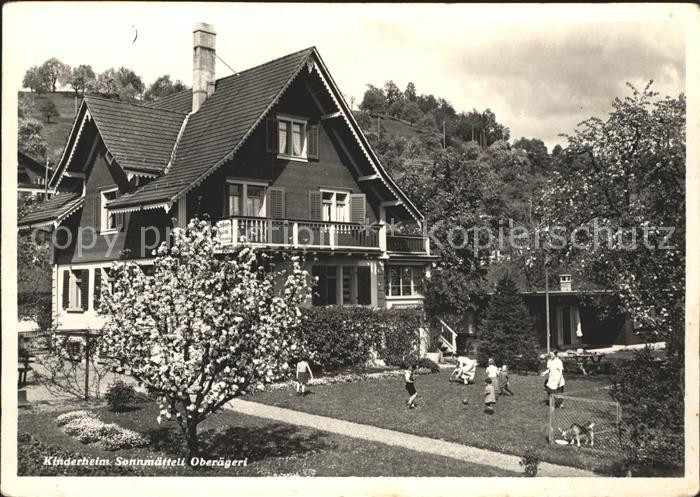 Oberaegeri Kinderheim Sonnmaetteli