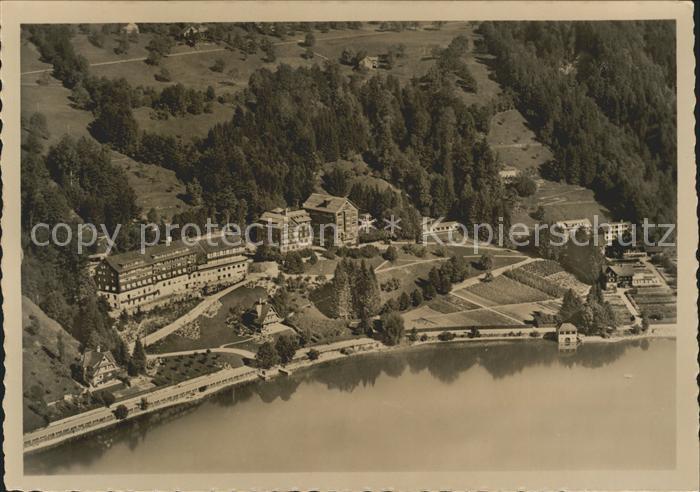 Oberaegeri Kuranstalt Laendli Fliegeraufnahme