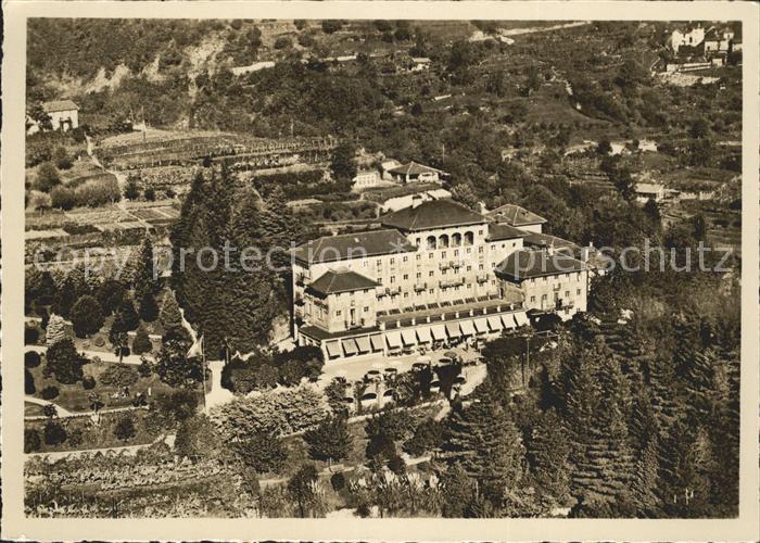Brissago TI Hotel Brenscino Fliegeraufnahme