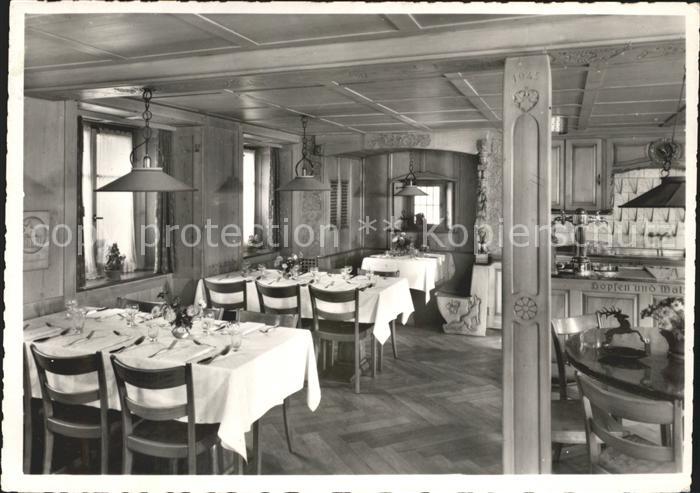 Wetzikon ZH Hotel Ochsen Gastraum