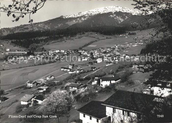 Flims Dorf mit Crap San Gion