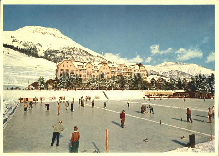 Celerina GR Hotel Cresta Palace Eisbahn