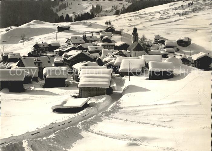 Brigels Winterpanorama