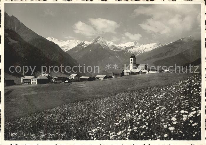 Lumbrein mit Piz Terri