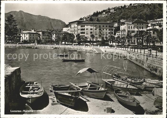 Muralto TI Seepromenade Boote