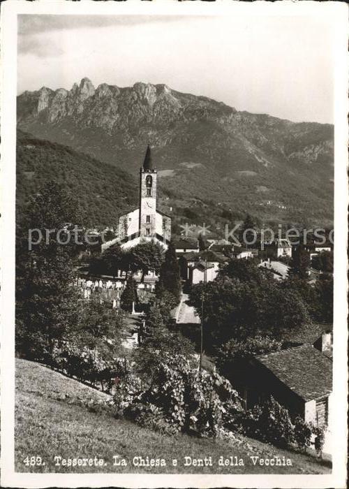 Tesserete Chiesa e Denti della Vecchia