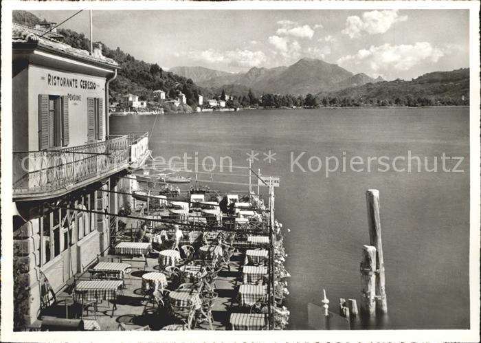 Ponte Tresa Restaurant Bar Ceresio Terrasse am See