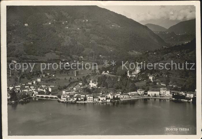 Ponte Tresa Fliegeraufnahme