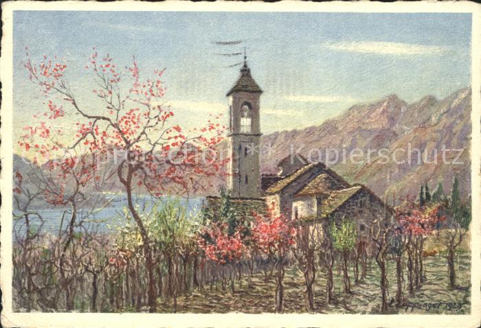 Minusio TI Madonna dell Grazie Kuenstlerkarte