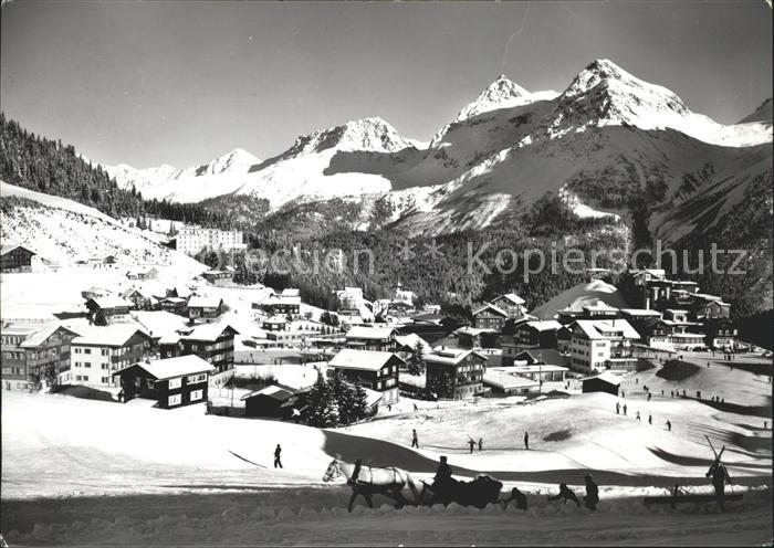 Innerarosa Skigebiet und Dorf