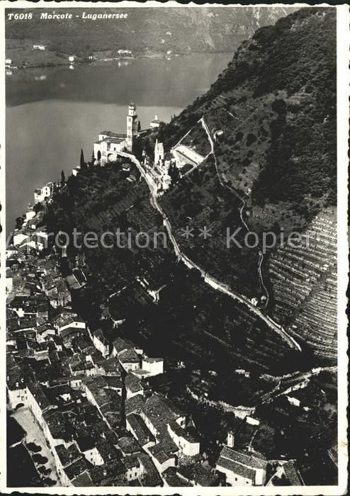 Morcote TI Fliegeraufnahme