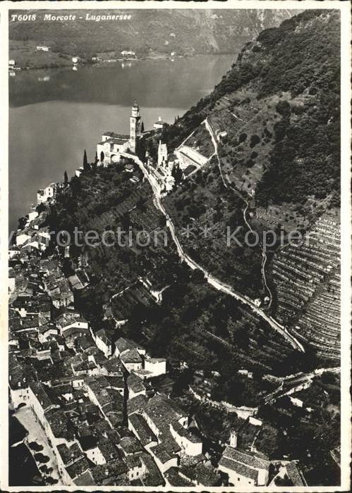 Morcote TI Fliegeraufnahme