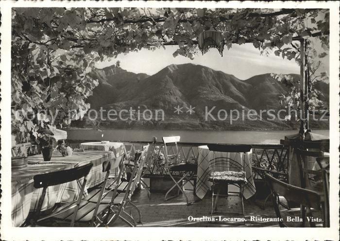 Orselina TI Ristorante Bella Vista Seeterrasse