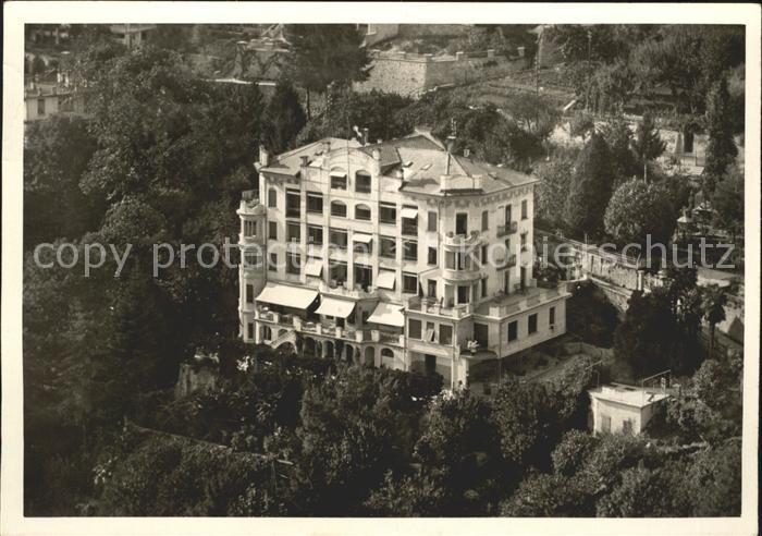 Orselina TI Fliegeraufnahme Hotel Montesana