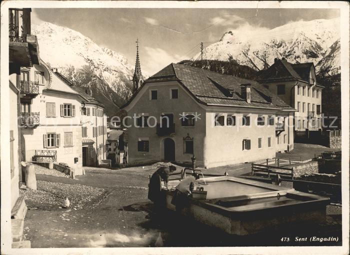 Senta Dorfplatz Waschfrauen am Brunnen