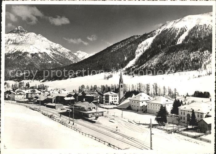 S-chanf mit Piz d`Esen