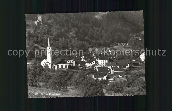 Sils Domleschg mit Schloss Ehrenfels
