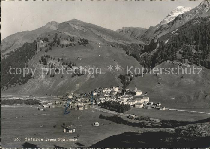 Spluegen GR mit Safienpass