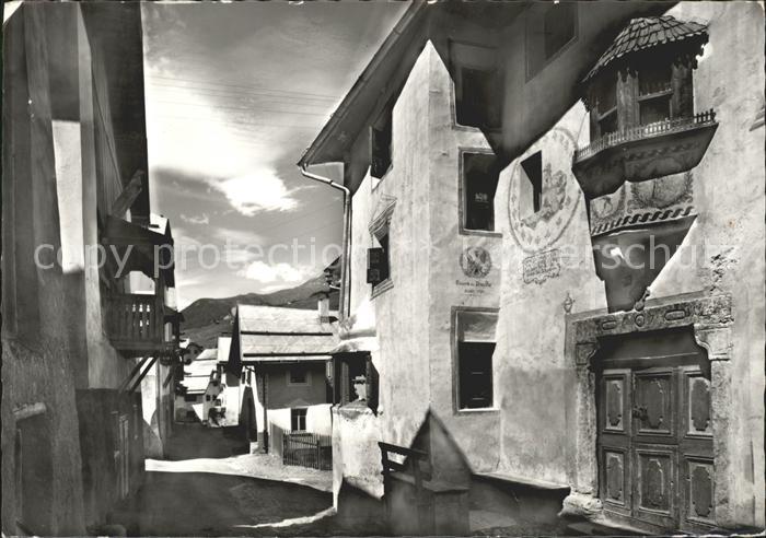 Sent Dorfpartie altes B?ndnerhaus