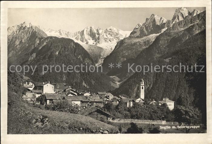 Soglio mit Scioragruppe