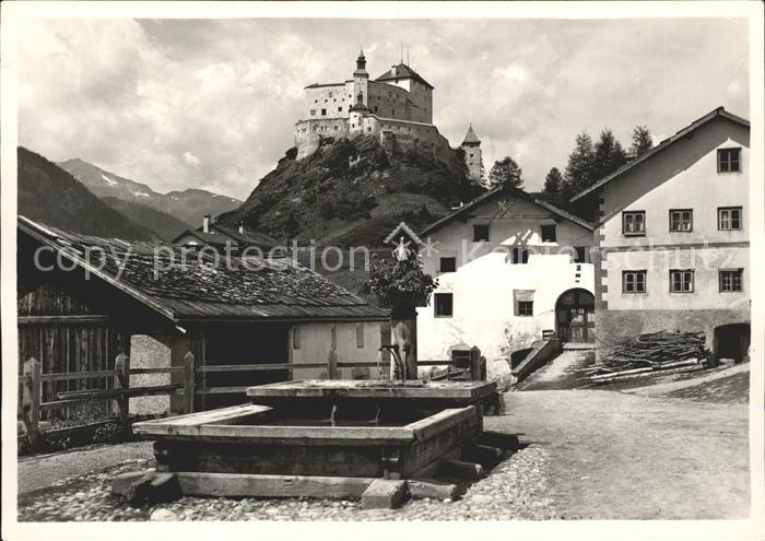 Tarasp Dorfpartie Messe Schloss