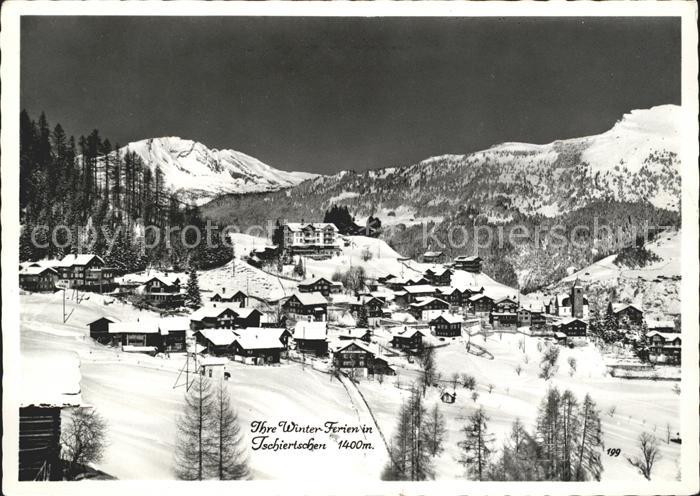 Tschiertschen Totalansicht