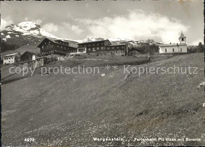 Wergenstein GR Ferienheim Piz Vizan mit Beverin
