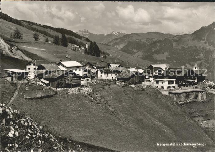 Wergenstein GR Ortsblick
