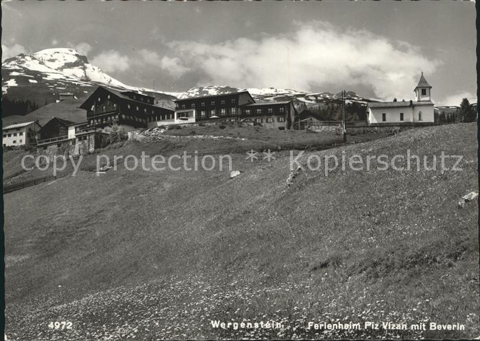 Wergenstein GR Ferienheim Piz Vizan mit Beverin