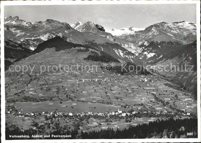 Waltensburg Graubuenden Andest und Panixerpass